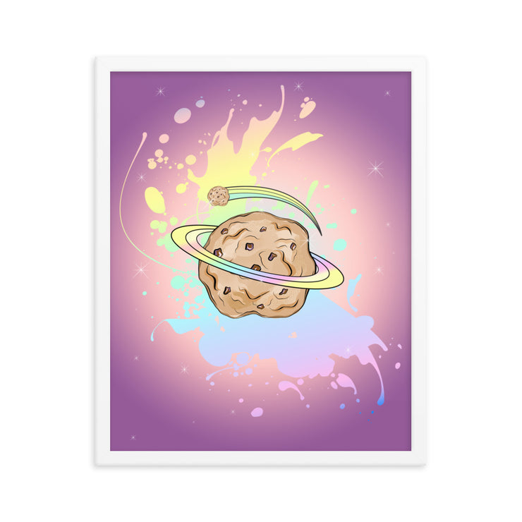 Cosmic Cookie Framed poster