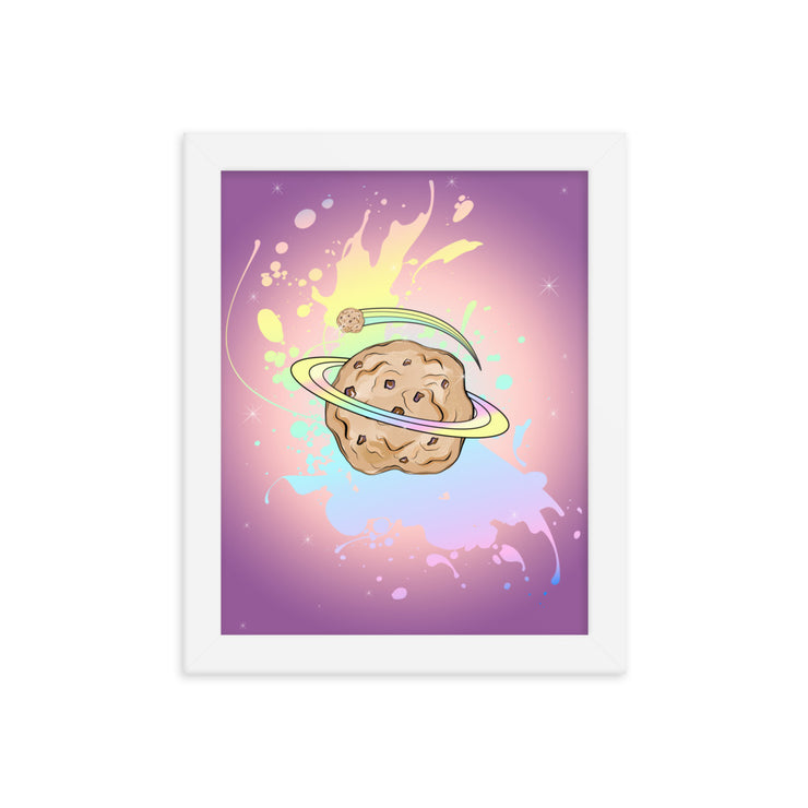 Cosmic Cookie Framed poster