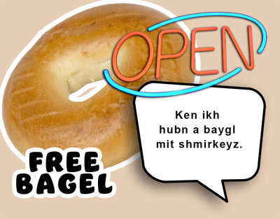 Order in Yiddish And Get A Free Bagel Plus More [Weekly Round Up 4/02/21]