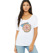 Spin Me Right Round Pizza Slouchy Tee