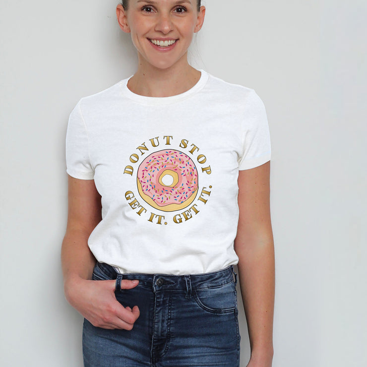 Donut Stop Get It Basic Tee