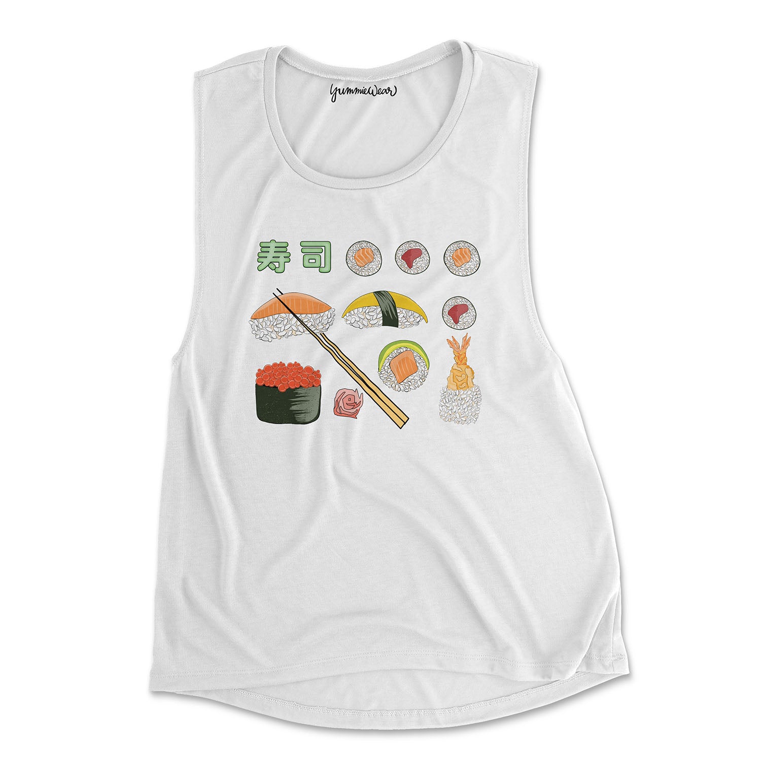 Sushi Muscle Tank, Junk Food Tees