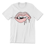 Vampire Donut Lips Basic Tee - White