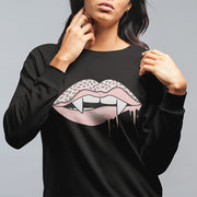 Vampire Donut Lips Sweatshirt