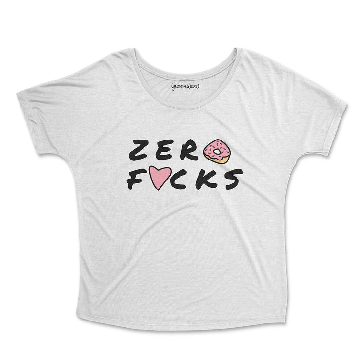 Zer🍩 F❤️cks Slouchy Tee